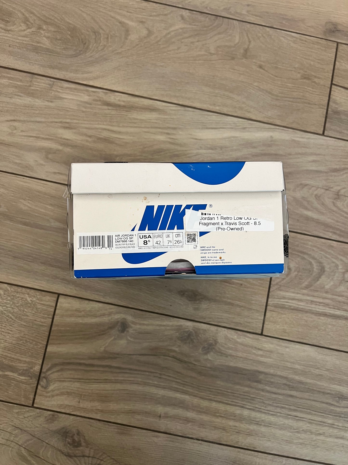 Jordan 1 Low Travis Scott Fragment - taglia 42 used