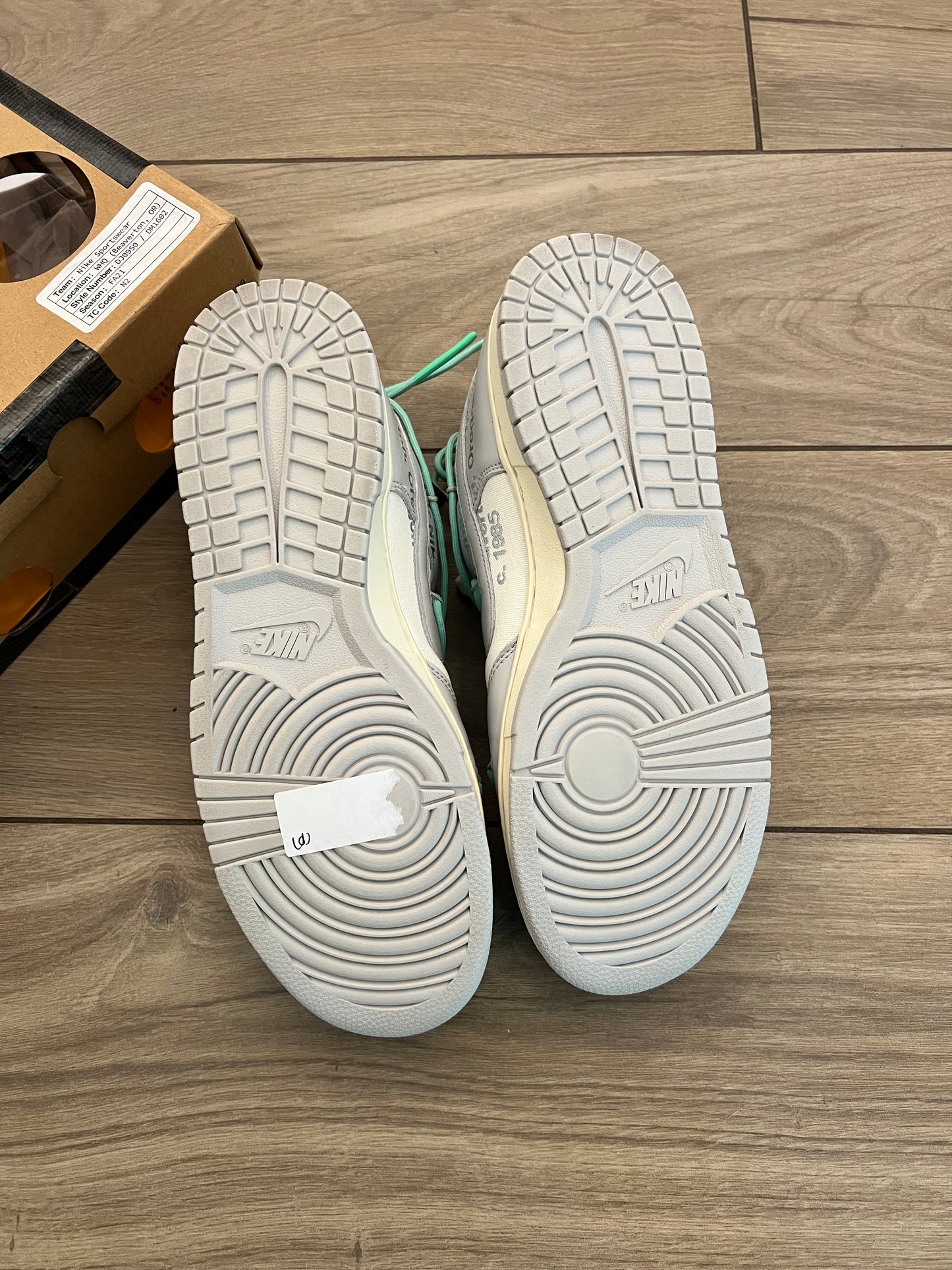 Dunk Low Off White Lot 4 - taglia 45 used