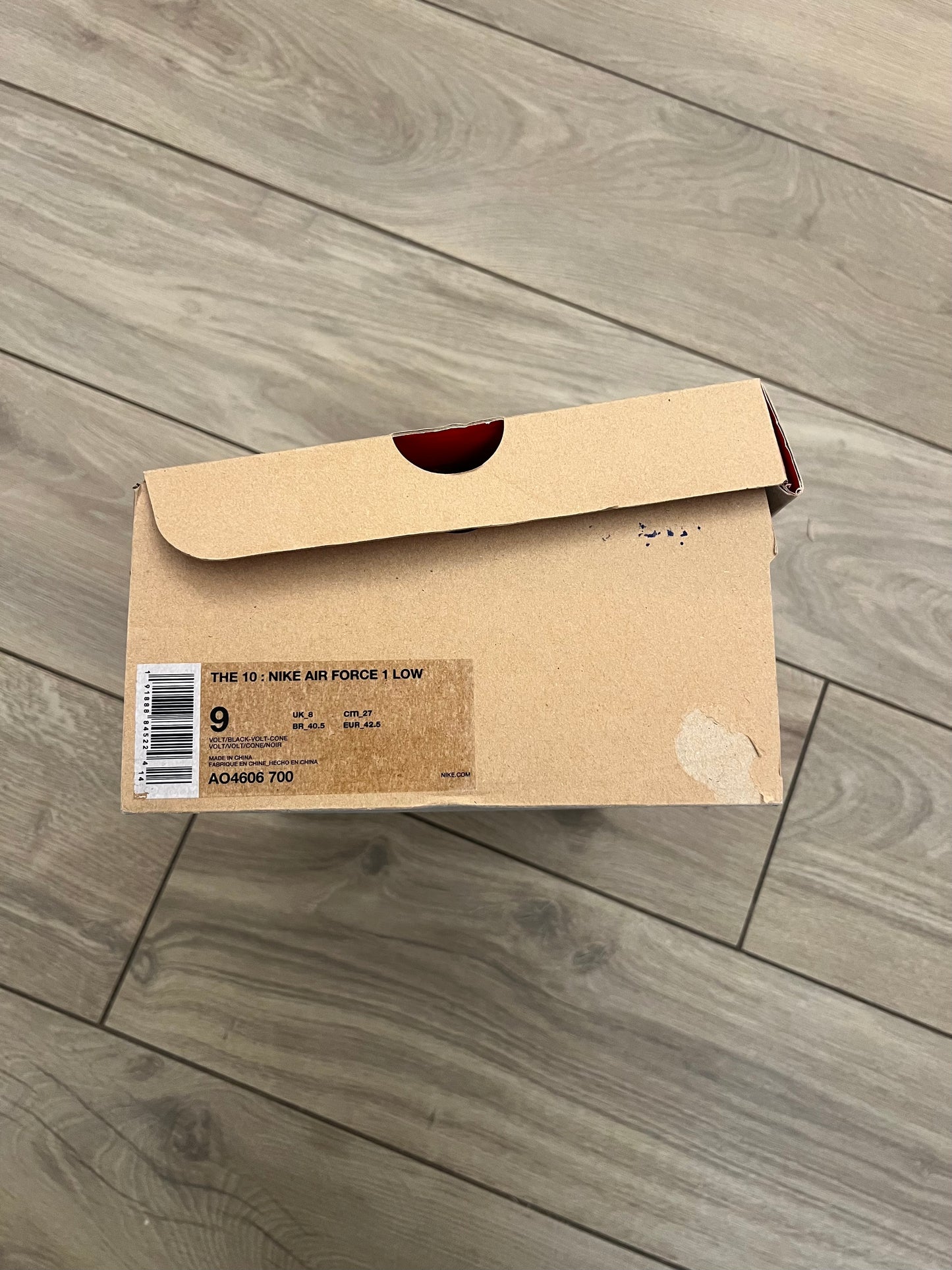 Air Force Off White Volt - taglia 42,5 used