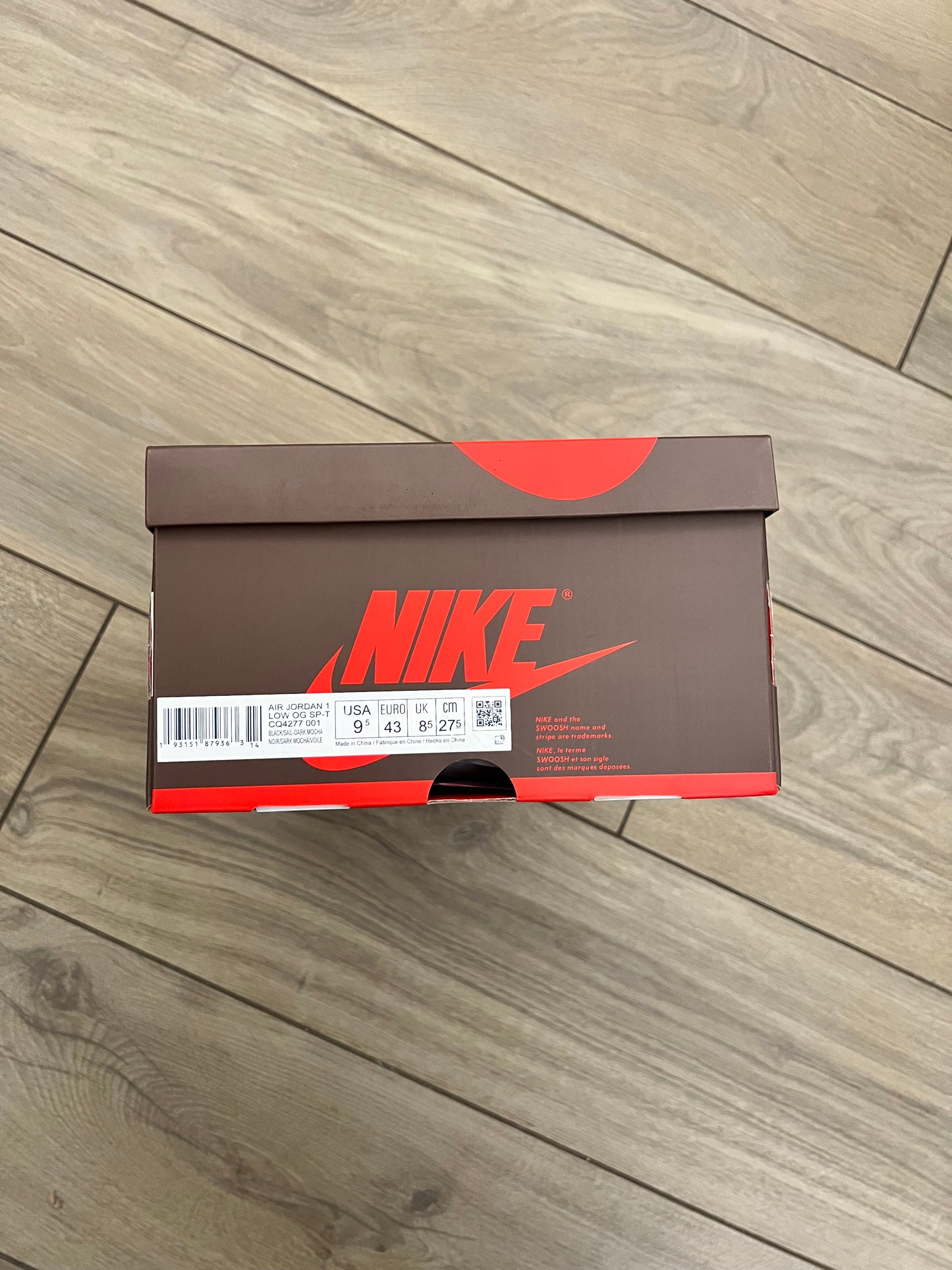 Jordan 1 Low Travis Scott Mocha - taglia 43 used