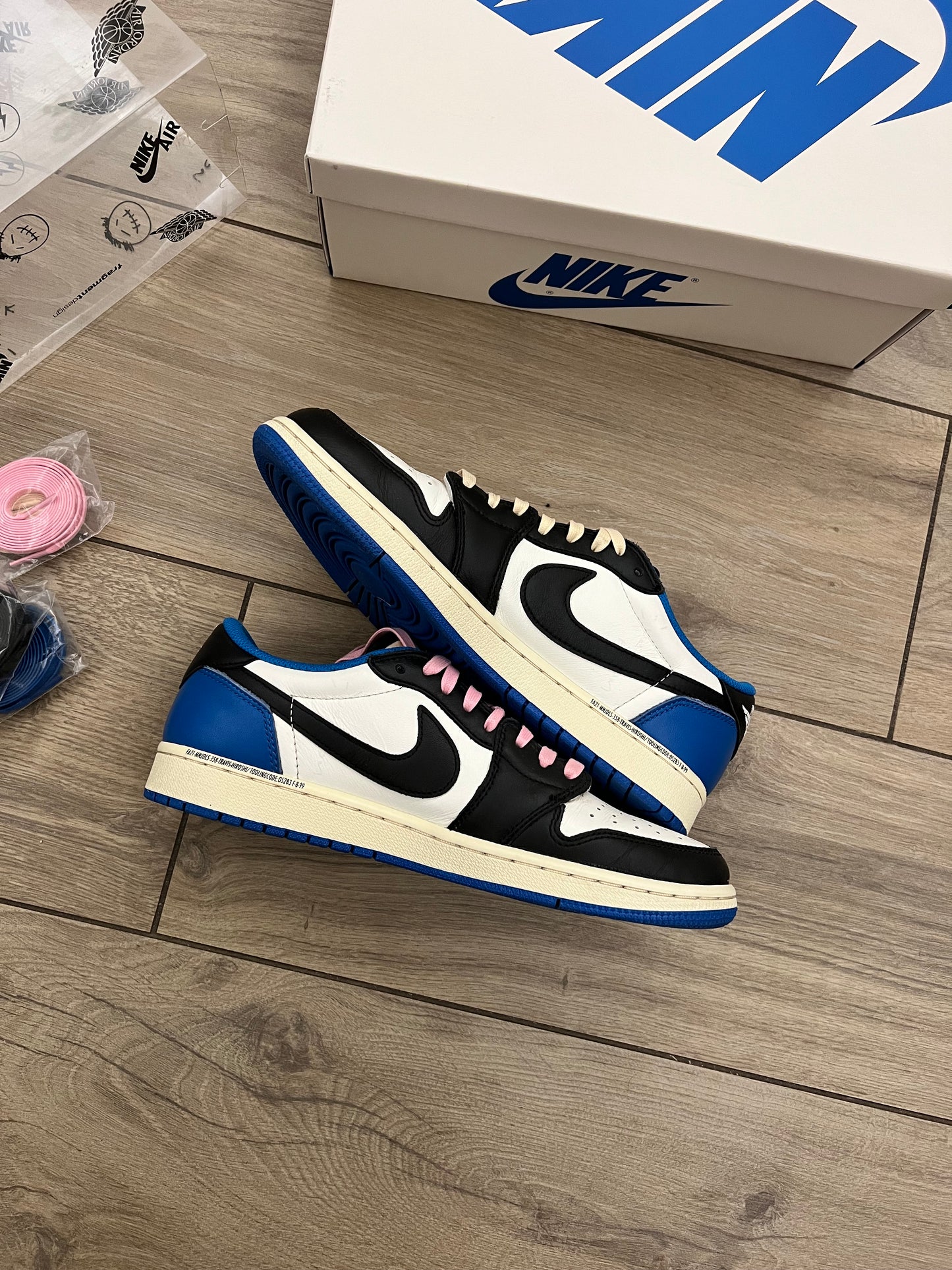 Jordan 1 Low Travis Scott Fragment - taglia 43 used