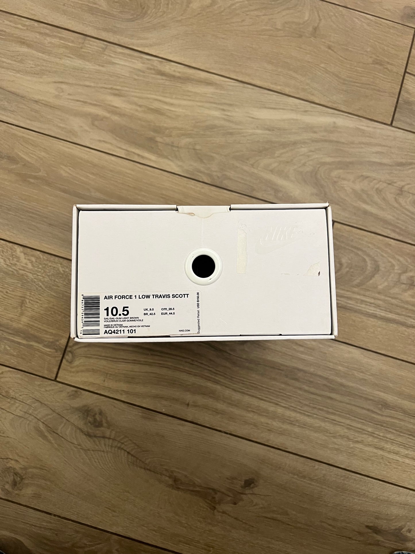Air Force 1 Travis Scott Sail - taglia 44,5 used