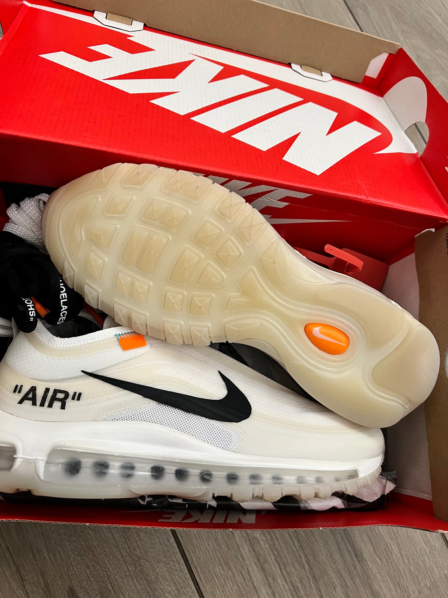 Air Max 97 Off White OG “The Ten” - brand new little yellowing
