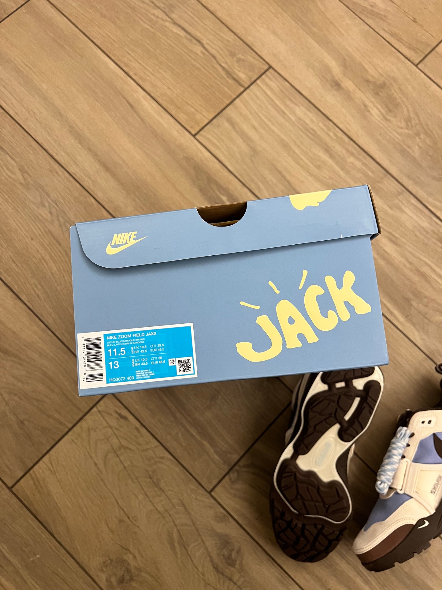 Travis Scott x Zoom Field Jaxx "Leche Blue" - brand new