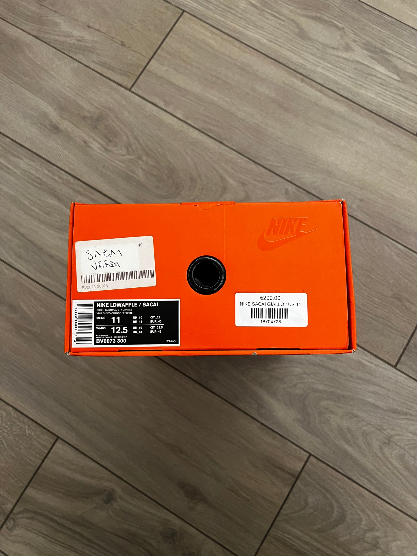 Sacai x Nike LDWaffle 'Green Gusto' - brand new