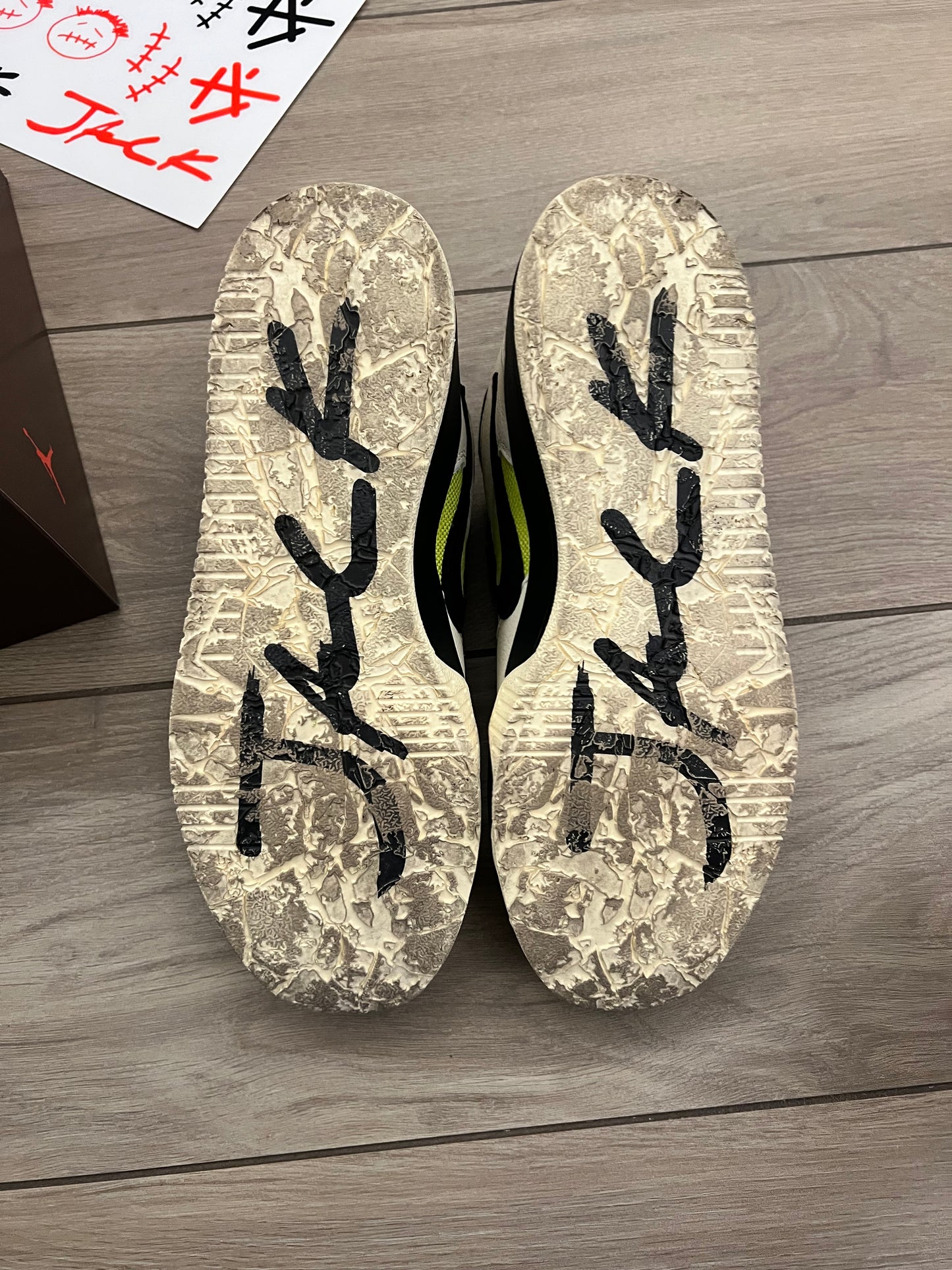 Travis Scott Jumpman Jack Bright Cactus - taglia 45 used