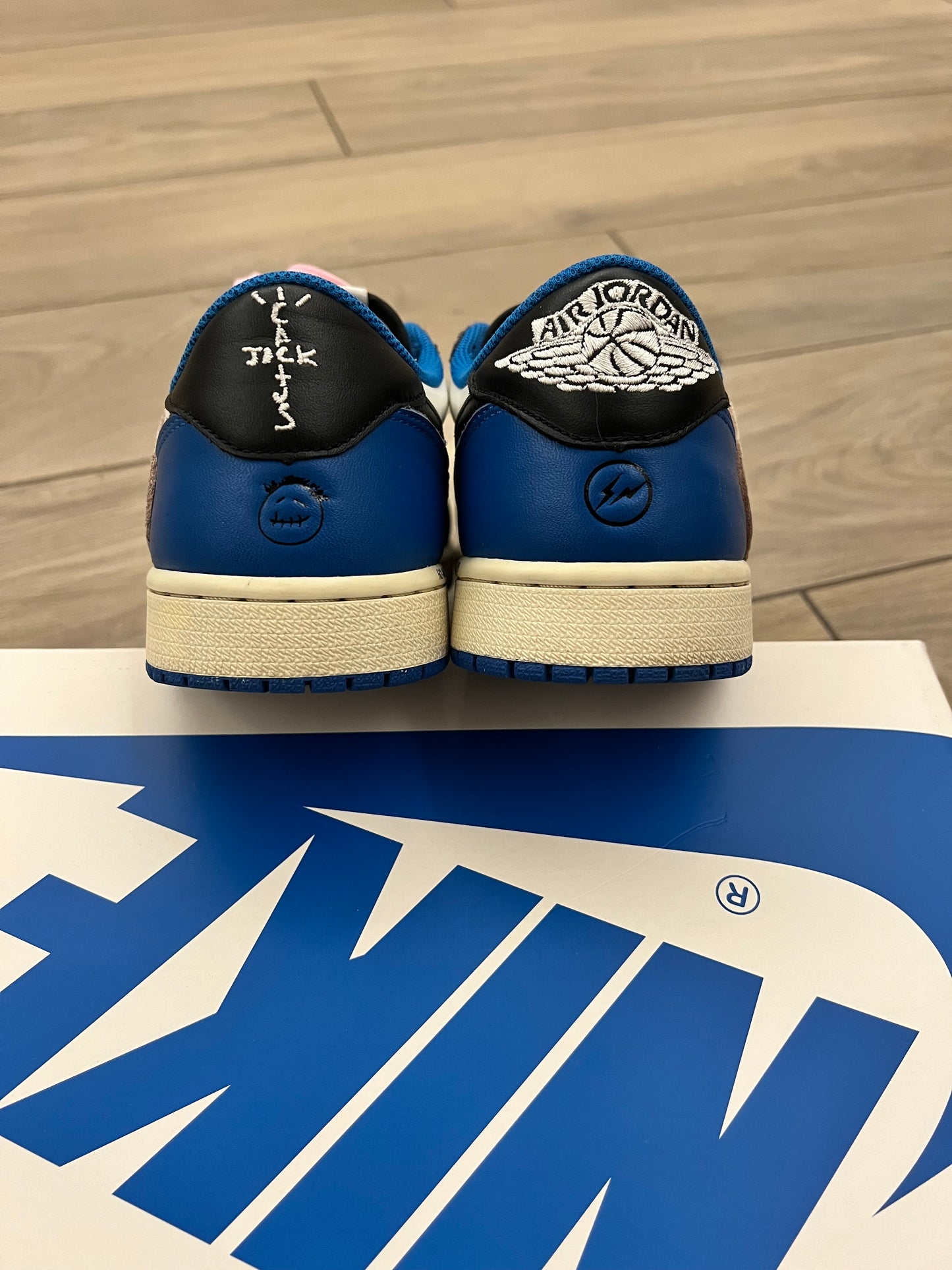Jordan 1 Low Travis Scott Fragment - taglia 43 used