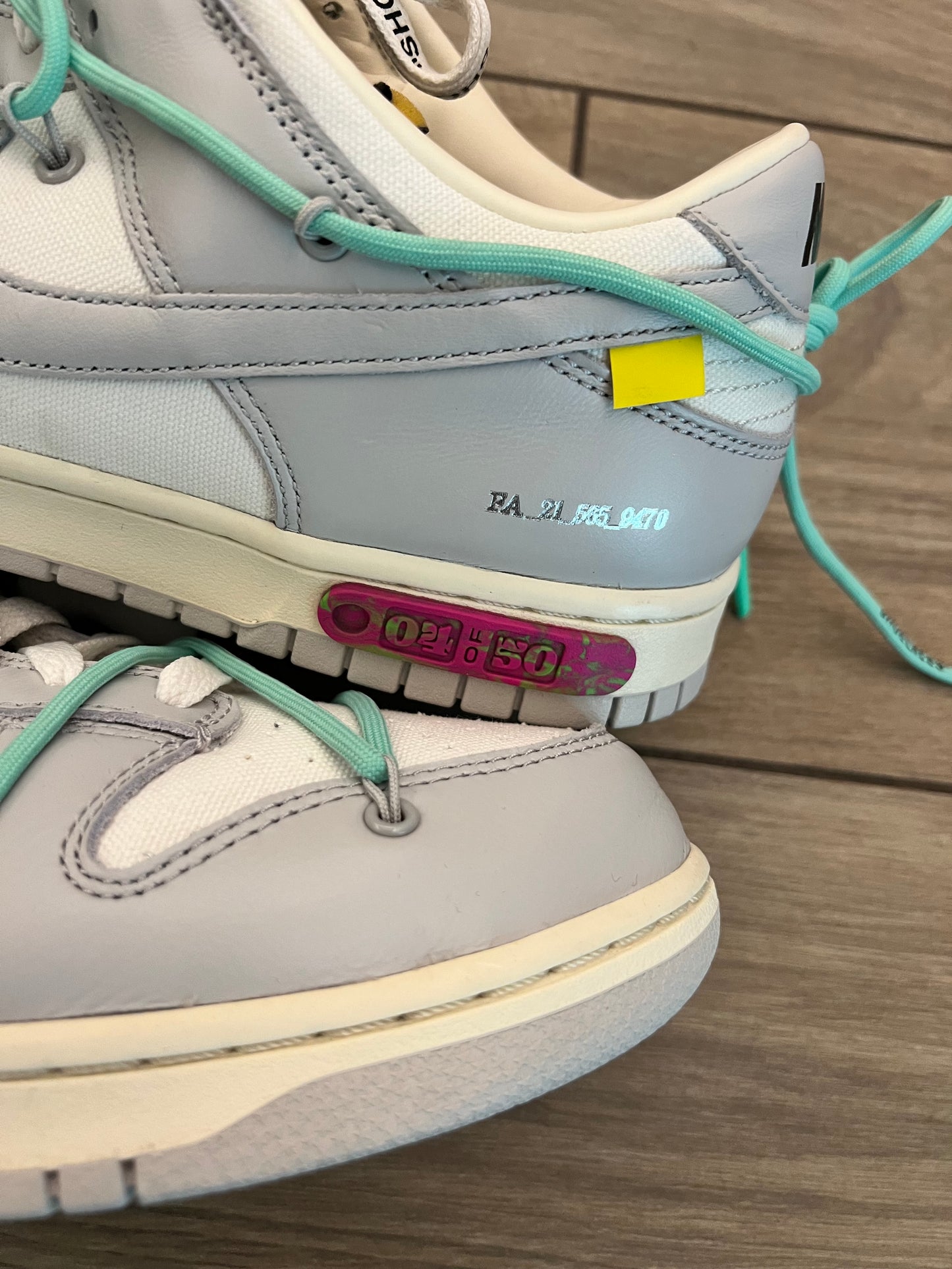 Dunk Low Off White Lot 4 - taglia 45 used