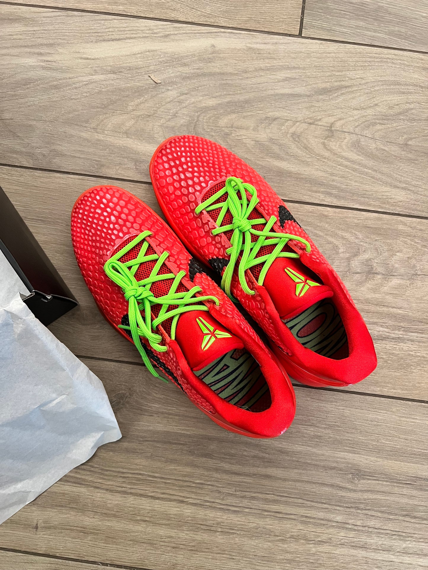Kobe 6 Protro Reverse Grinch - taglia 44 used