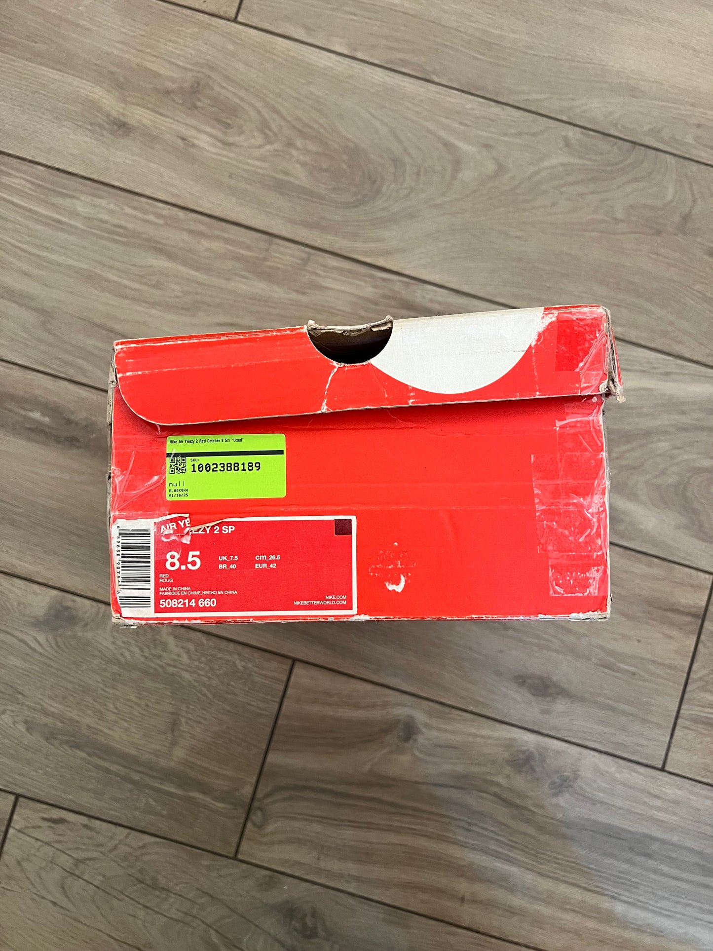 Air Yeezy 2 Red October - taglia 42 used