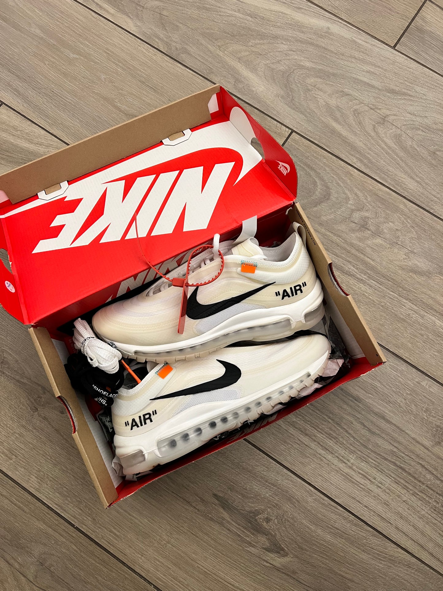Air Max 97 Off White OG “The Ten” - brand new little yellowing