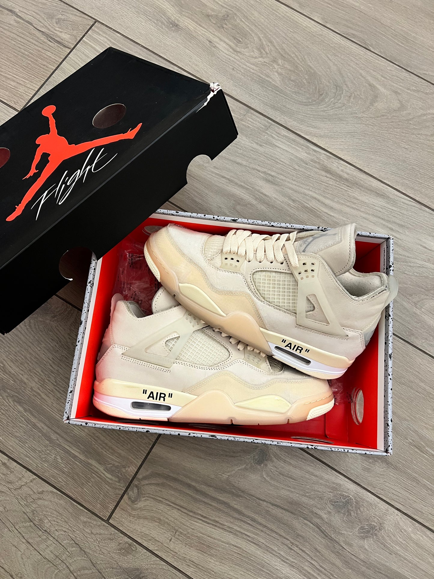 Jordan 4 Off White - taglia 42 used
