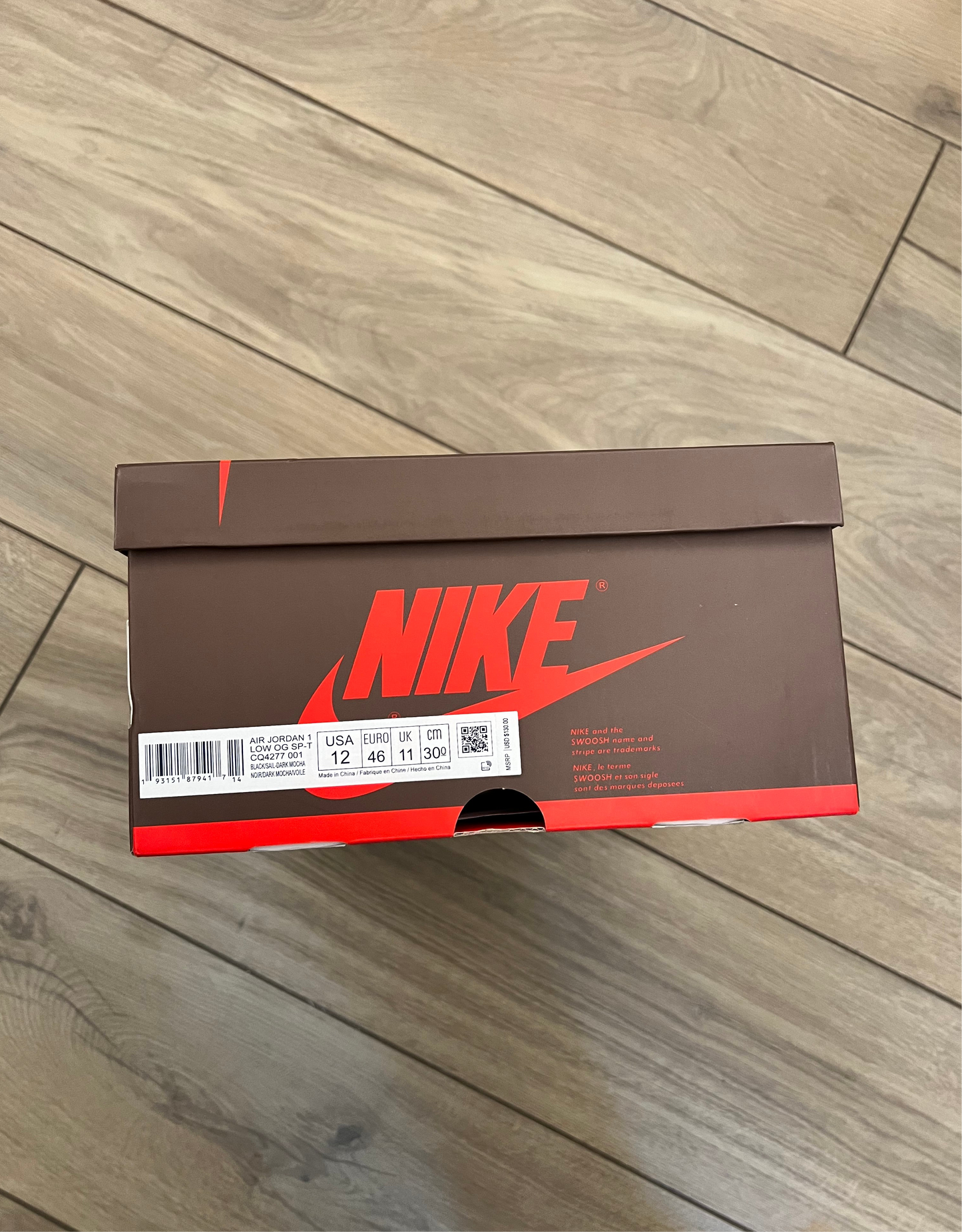 Jordan 1 Low Travis Scott Mocha - taglia 46 used