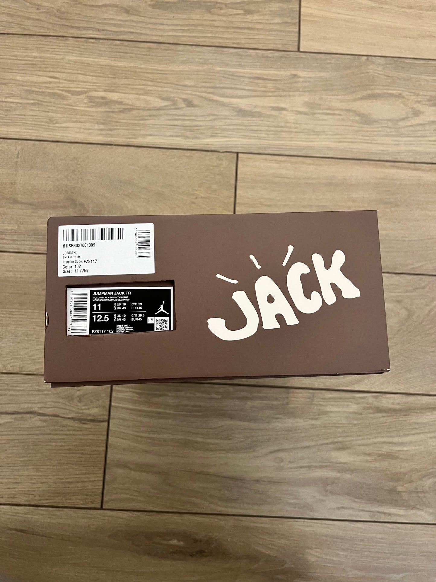 Travis Scott Jumpman Jack Bright Cactus - taglia 45 used