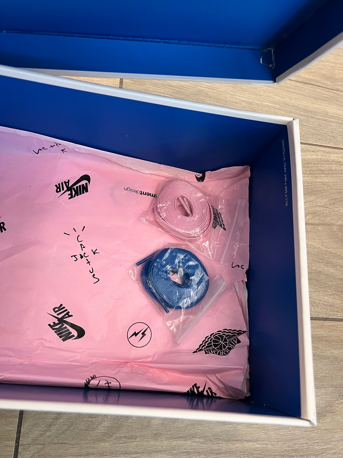 Jordan 1 Low Travis Scott Fragment - taglia 42 used