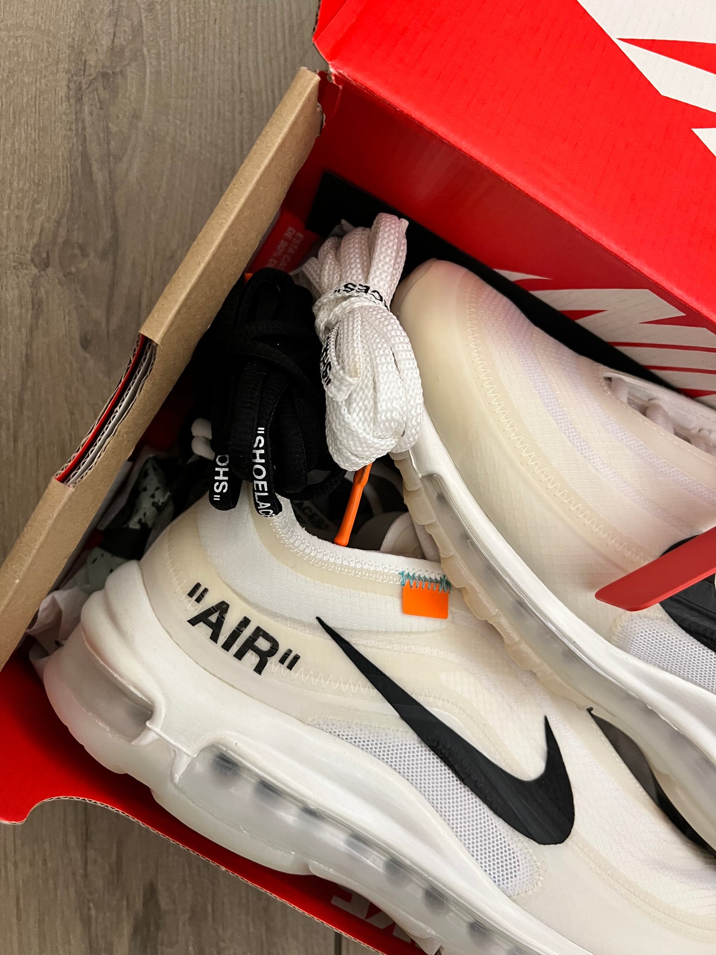 Air Max 97 Off White OG “The Ten” - brand new little yellowing