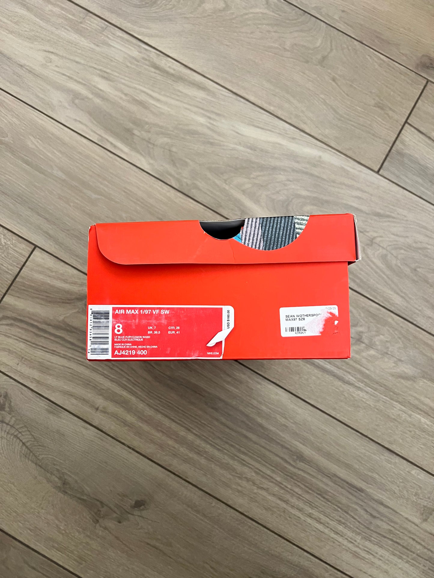 Air Max 1/97 Sean Wotherspoon - taglia 41 used
