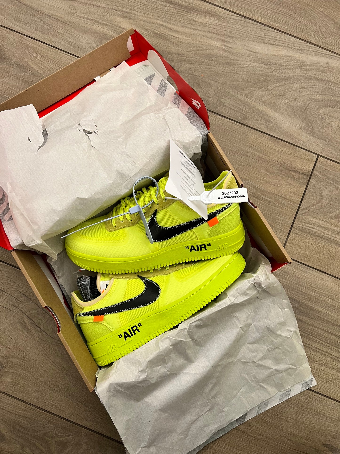 Air Force Off White Volt - brand new