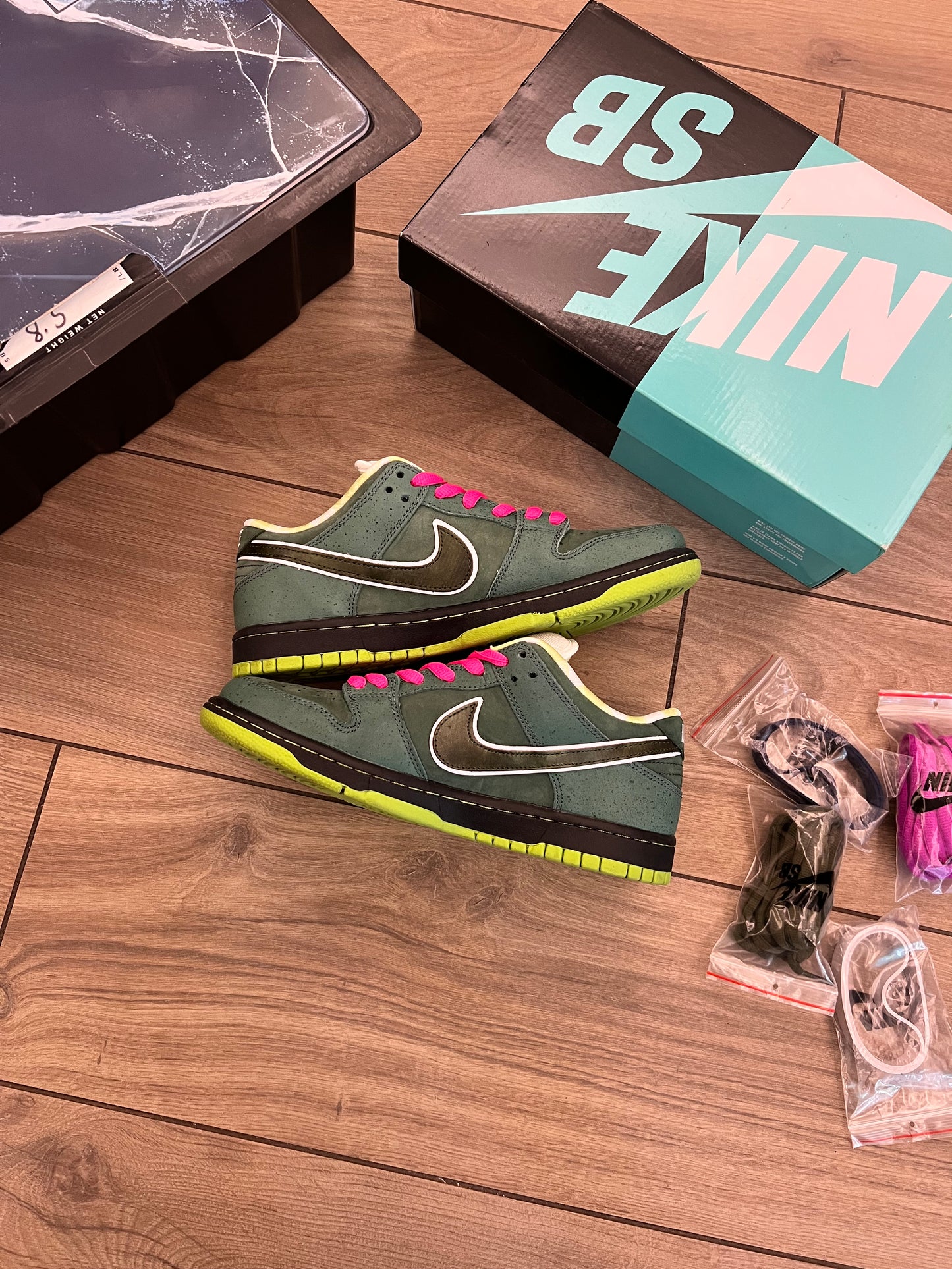 Dunk Low SB Lobster Green Special Box - taglia 42 used