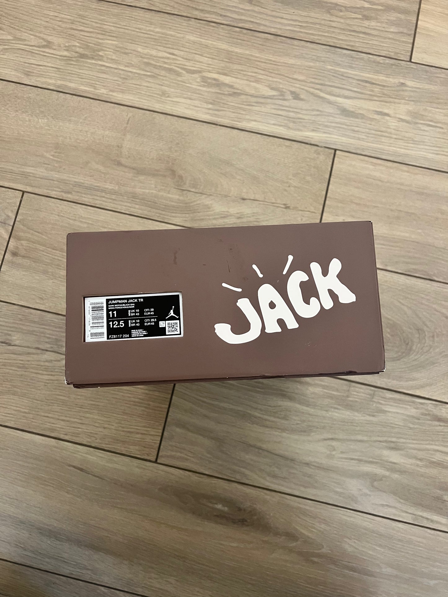 Travis Scott Jumpman Jack Dark Mocha - taglia 45 used