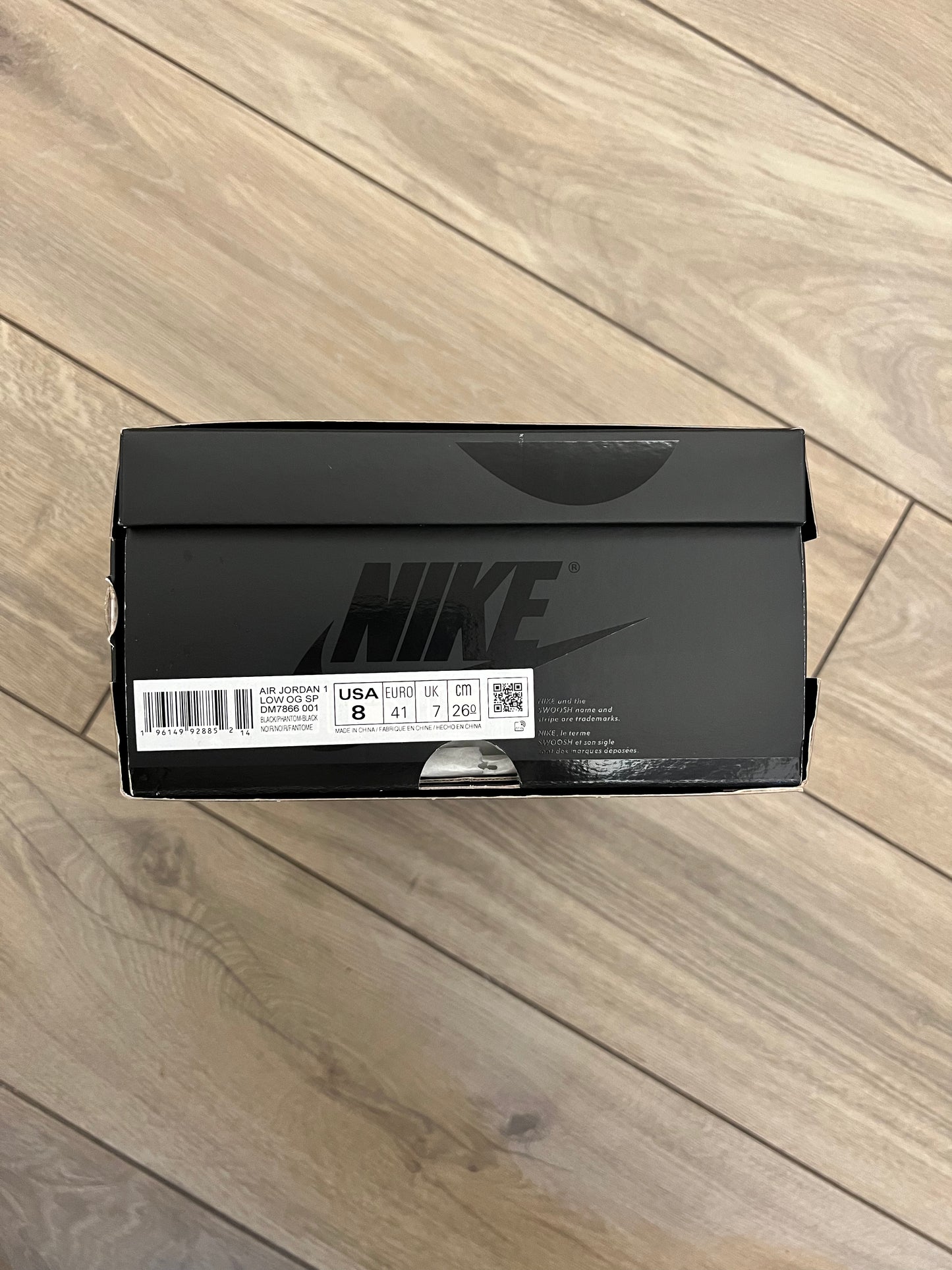 Jordan 1 Low Travis Scott Phantom Black - taglia 41 used