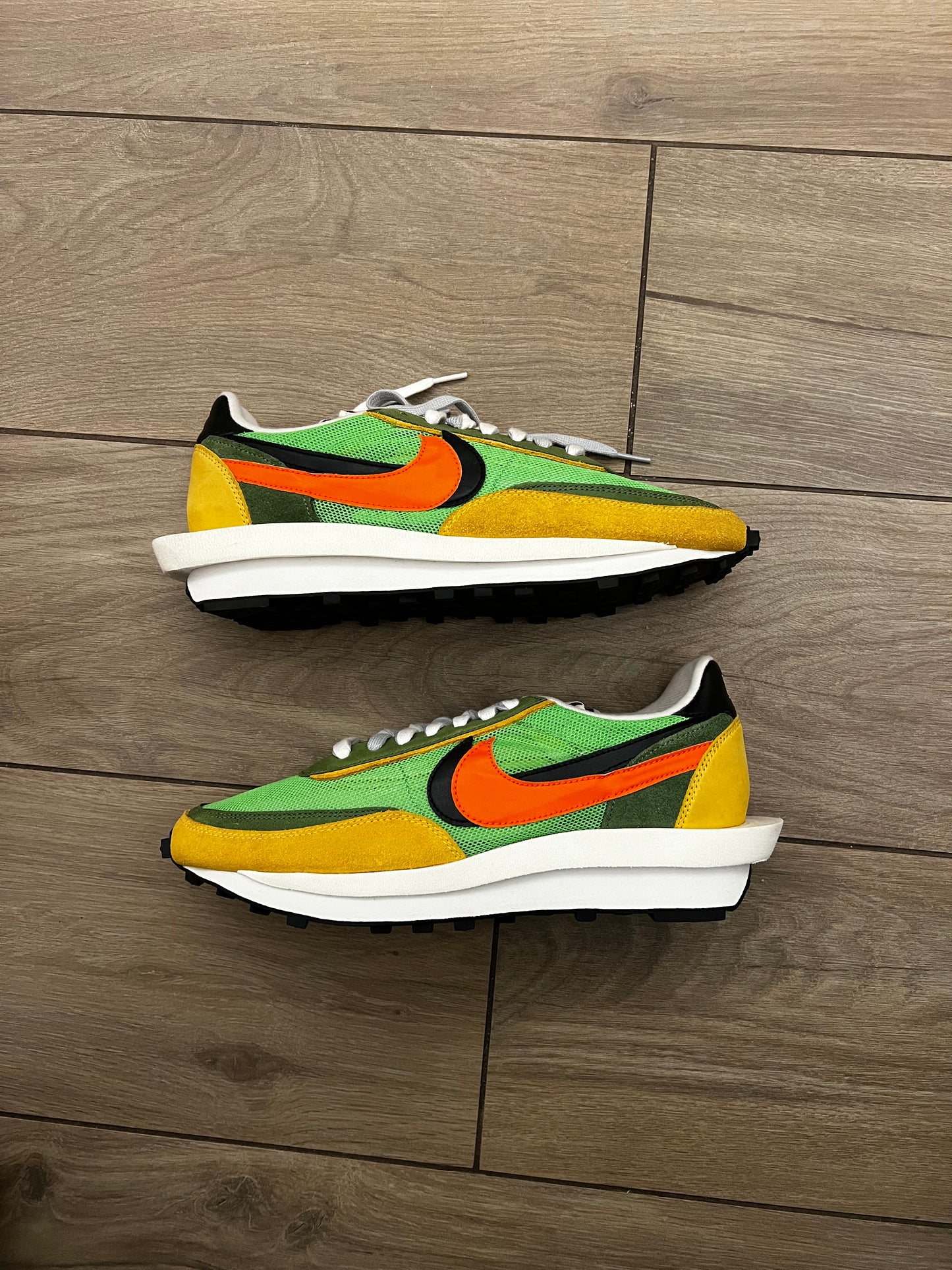 Sacai x Nike LDWaffle 'Green Gusto' - brand new