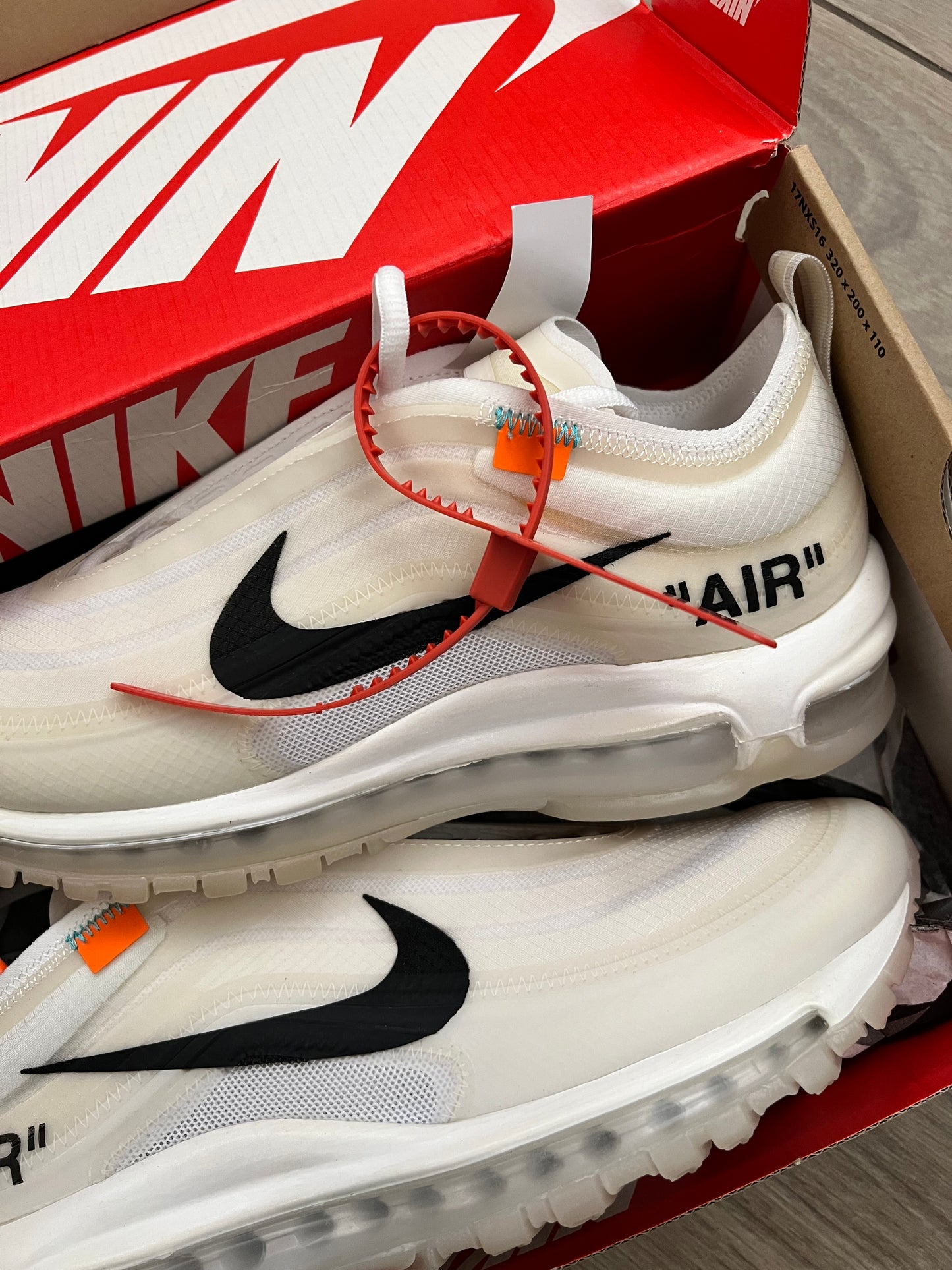 Air Max 97 Off White OG “The Ten” - brand new little yellowing