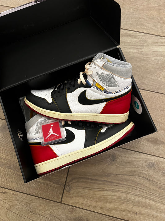 Jordan 1 High Union LA "Black Toe" - taglia 45 used