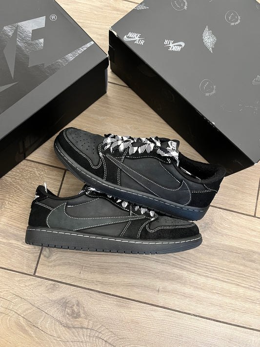 Jordan 1 Low Travis Scott Phantom Black - taglia 43 used