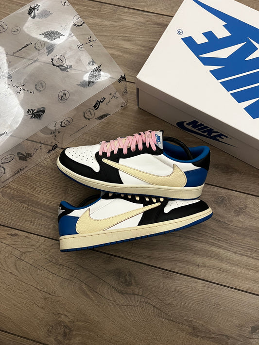 Jordan 1 Low Travis Scott Fragment - taglia 45 used