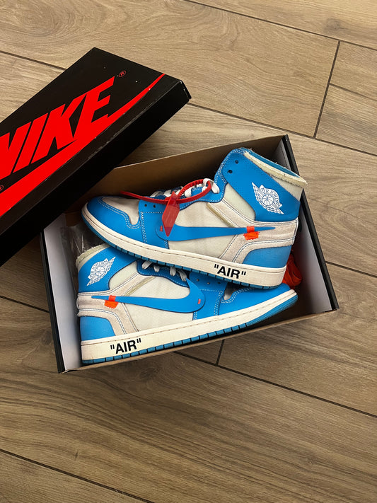 Jordan 1 High Off White UNC - taglia 45 used
