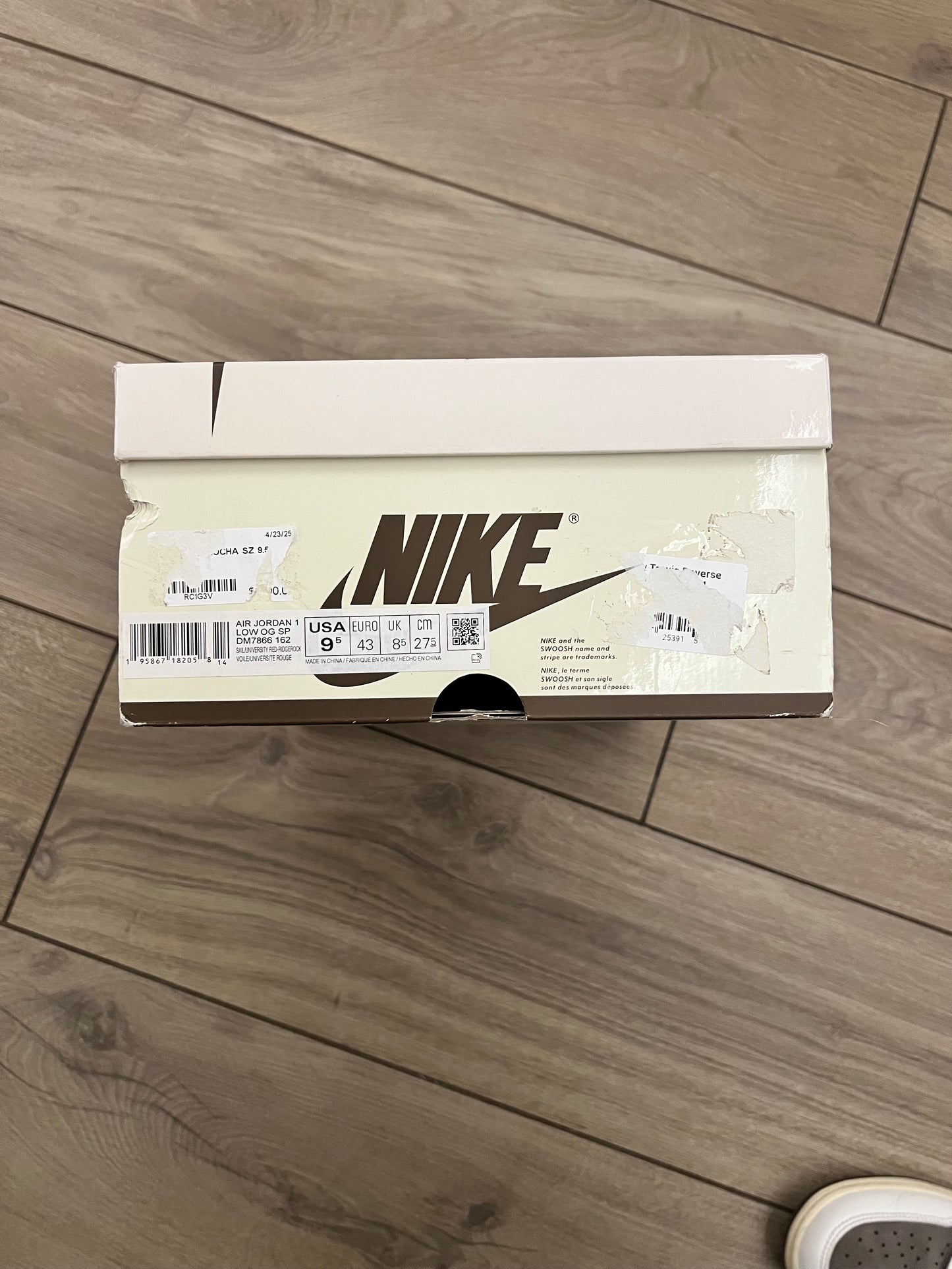 Jordan 1 Low Travis Scott Reverse Mocha - taglia 43 used