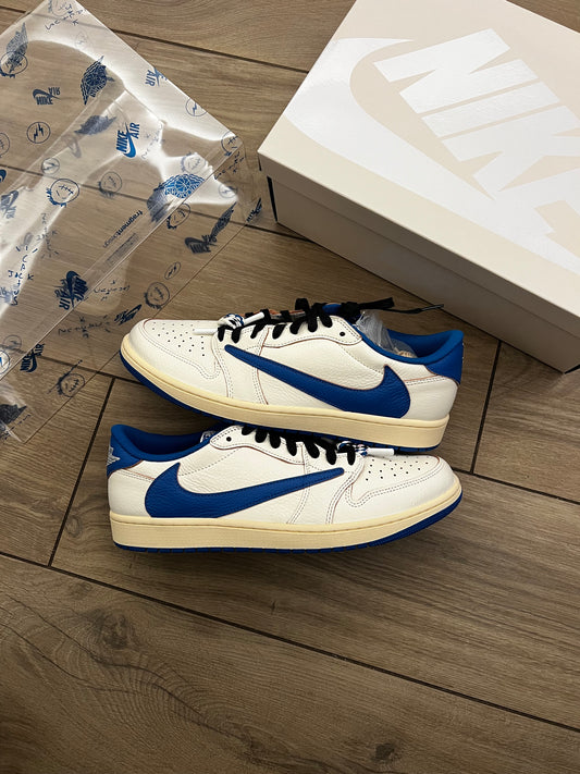 Jordan 1 Low Travis Scott Fragment 'Sail Military Blue' - brand new