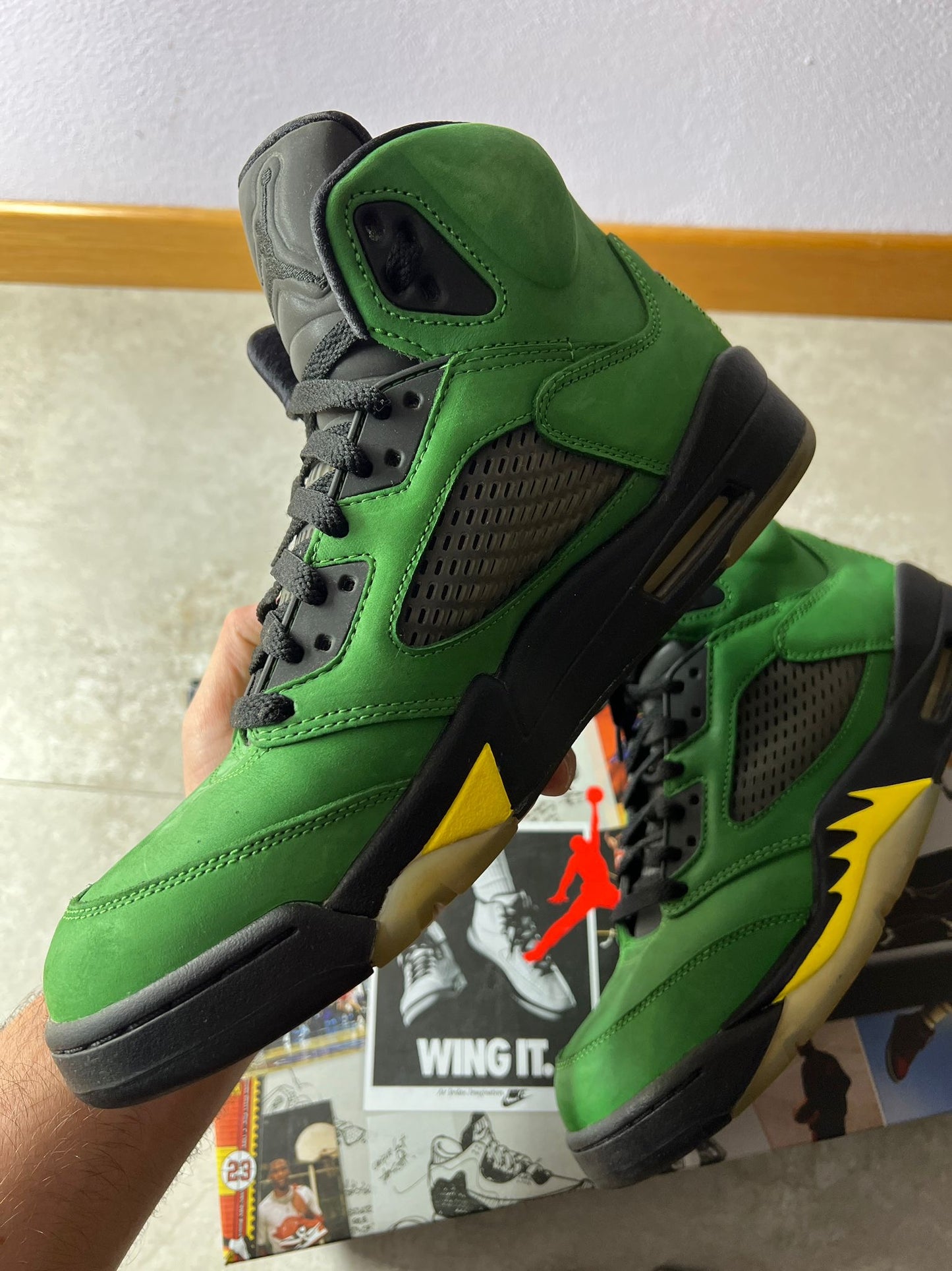 Jordan 5 Oregon - taglia 43 (USATO)