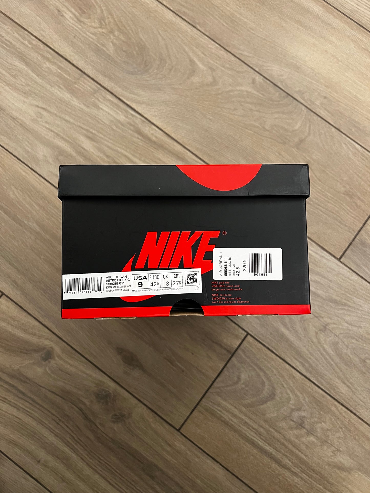 Jordan 1 High Bordeaux - brand new