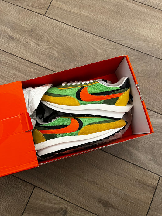 Sacai x Nike LDWaffle 'Green Gusto' - brand new