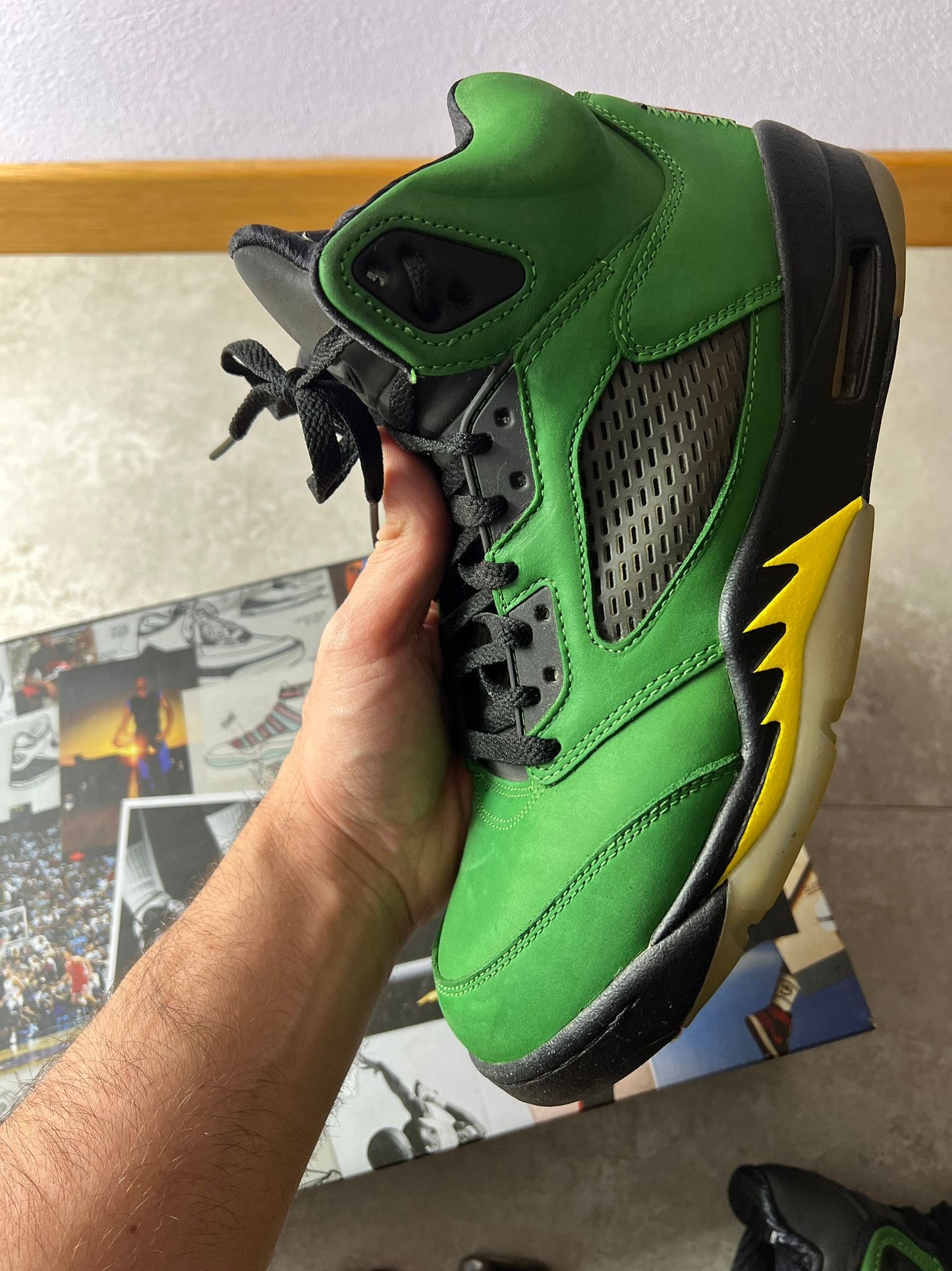 Jordan 5 Oregon - taglia 43 (USATO)