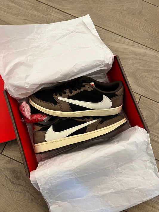 Jordan 1 Low Travis Scott Mocha - taglia 46 used