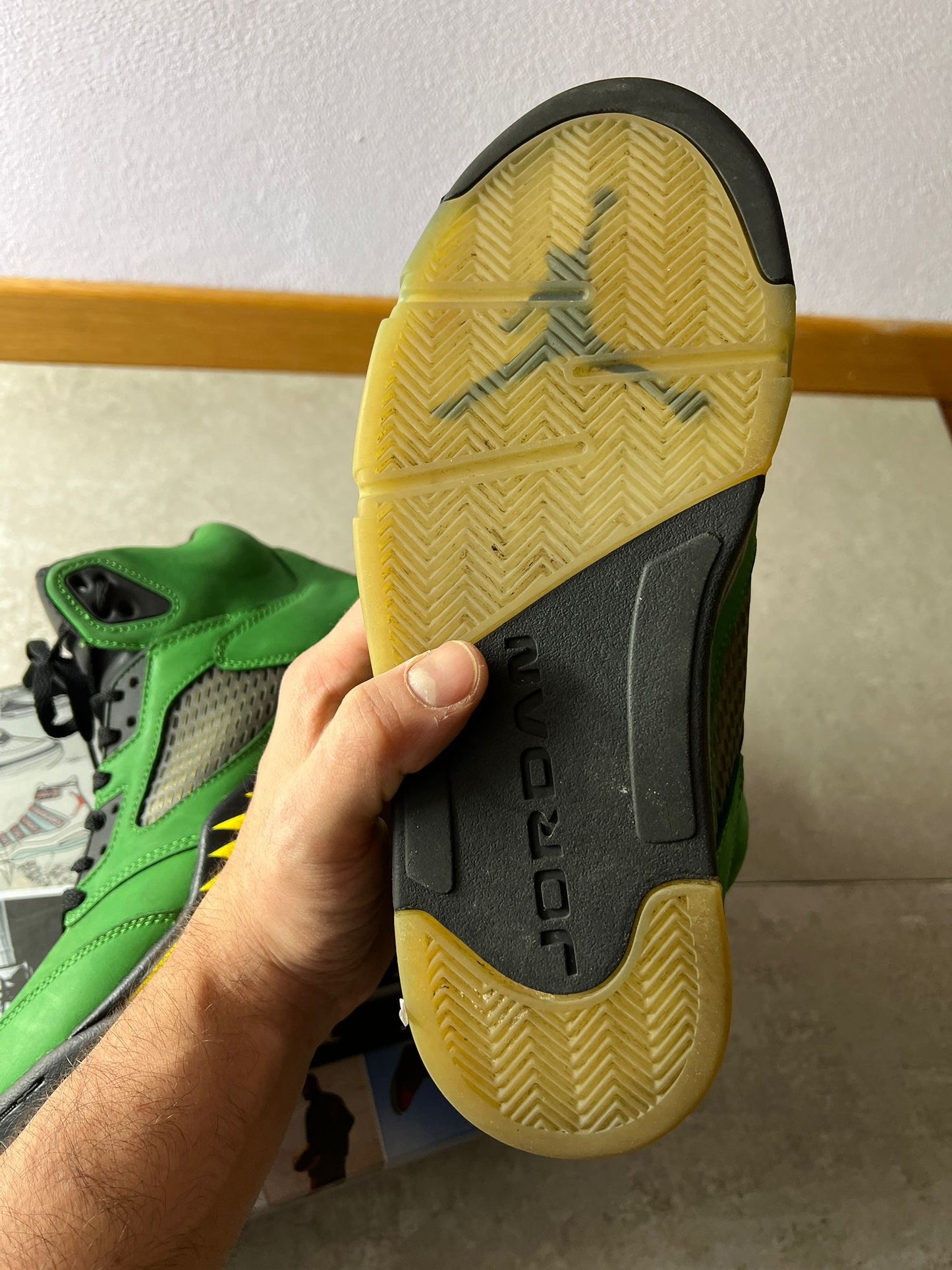 Jordan 5 Oregon - taglia 43 (USATO)