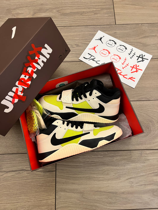 Travis Scott Jumpman Jack Bright Cactus - taglia 45 used