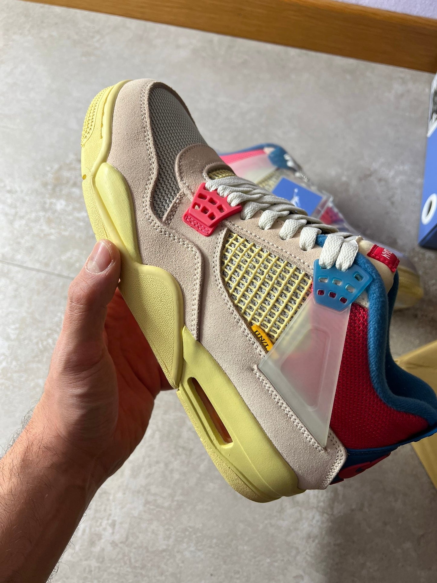 Jordan 4 x Union LA Guava Ice - taglia 43 (USATO)