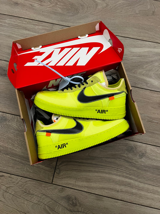 Air Force Off White Volt - taglia 45 used