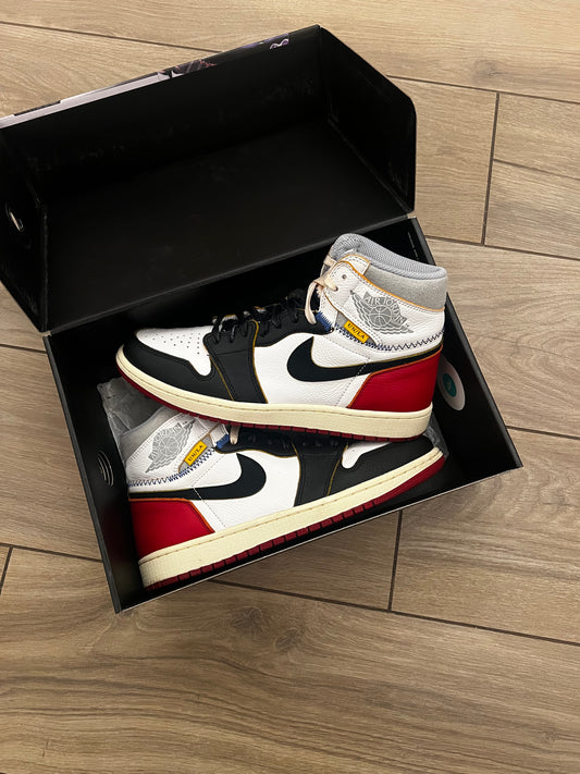 Jordan 1 High Union LA "Black Toe" - taglia 44 used