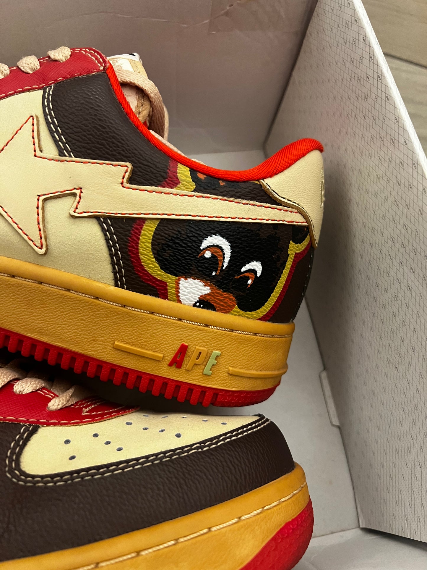 Bapesta Kanye West College Dropout - taglia 44 used