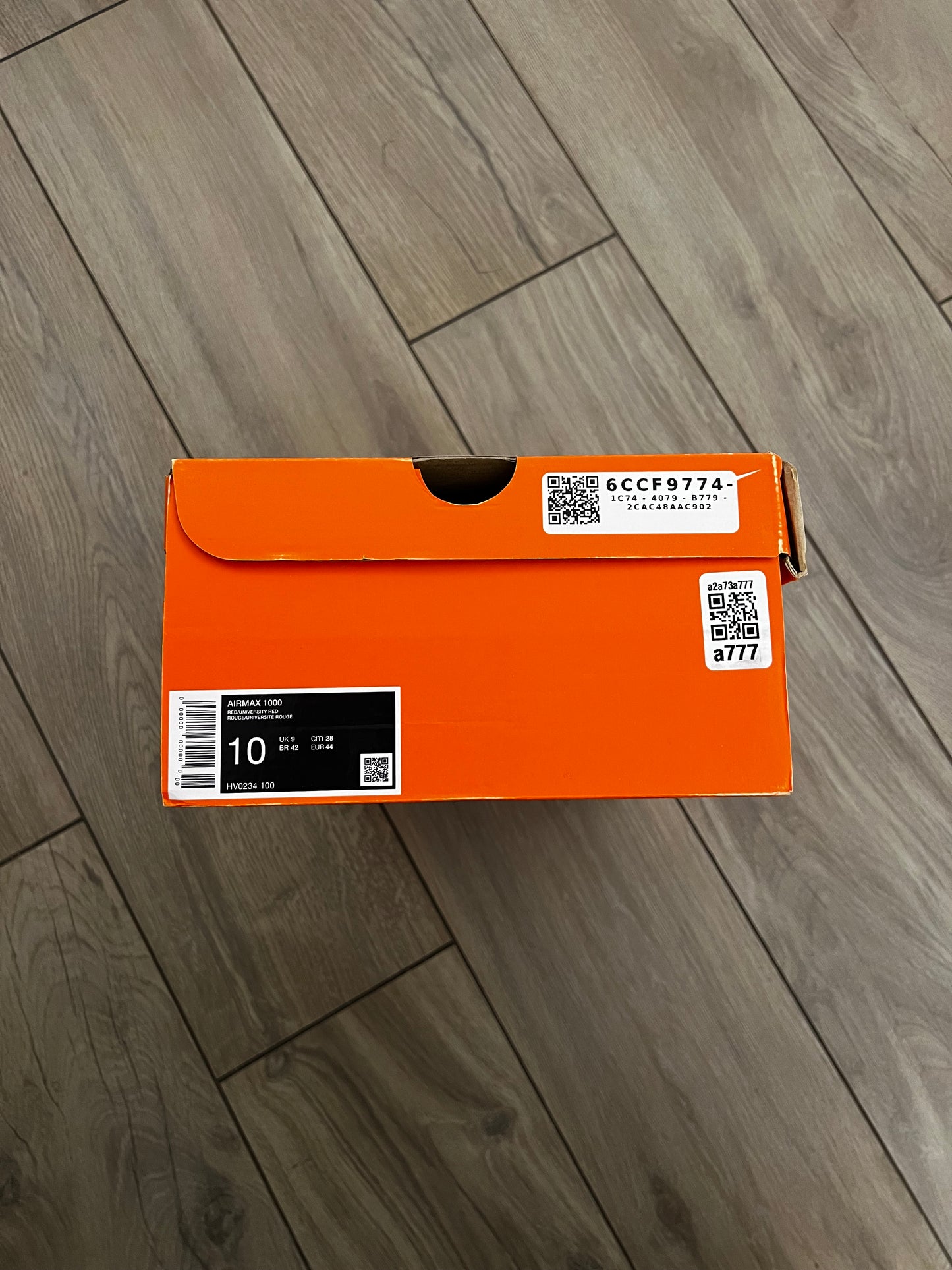 Air Max 1000 Red - taglia 44 used