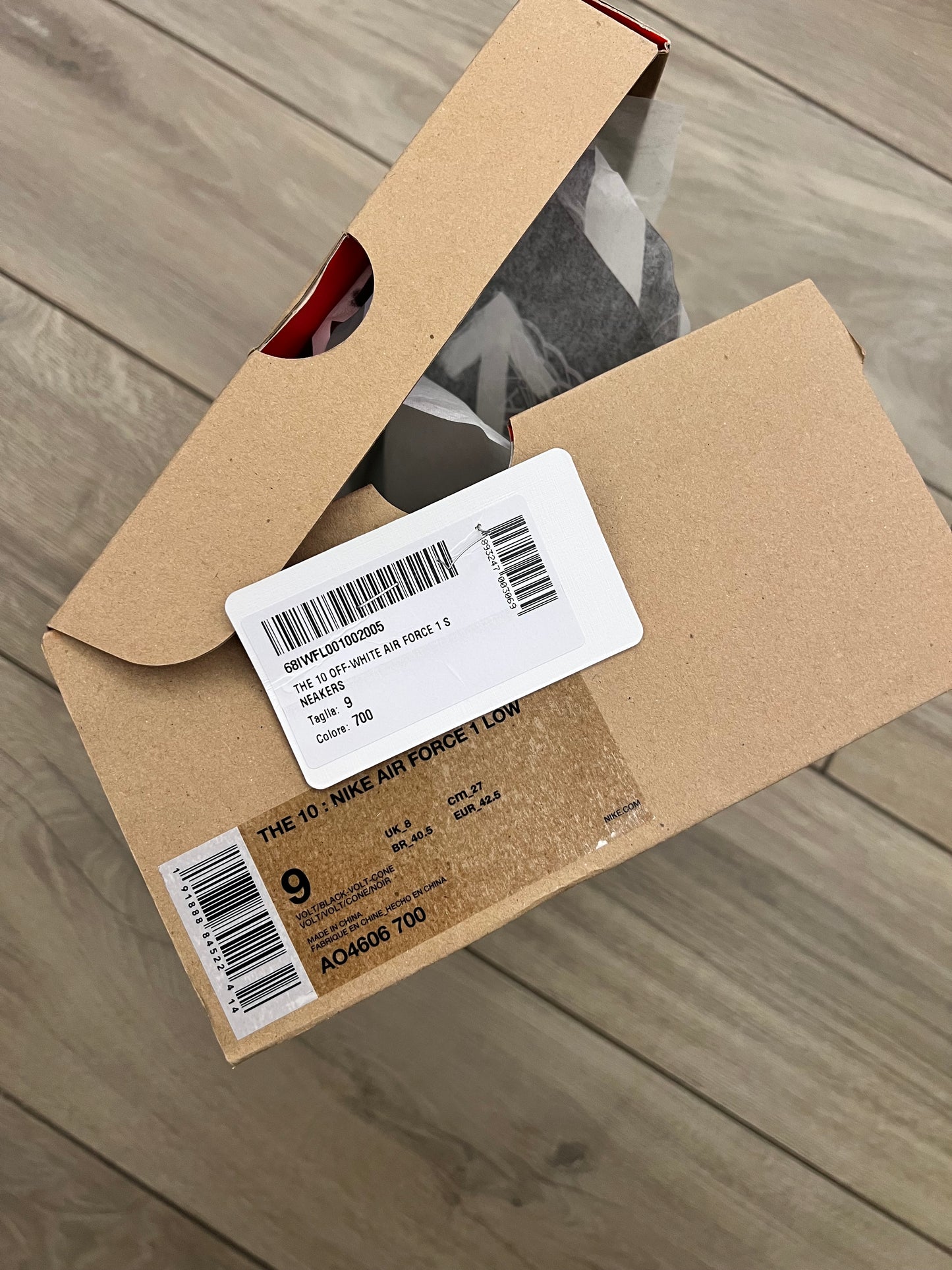 Air Force Off White Volt - brand new