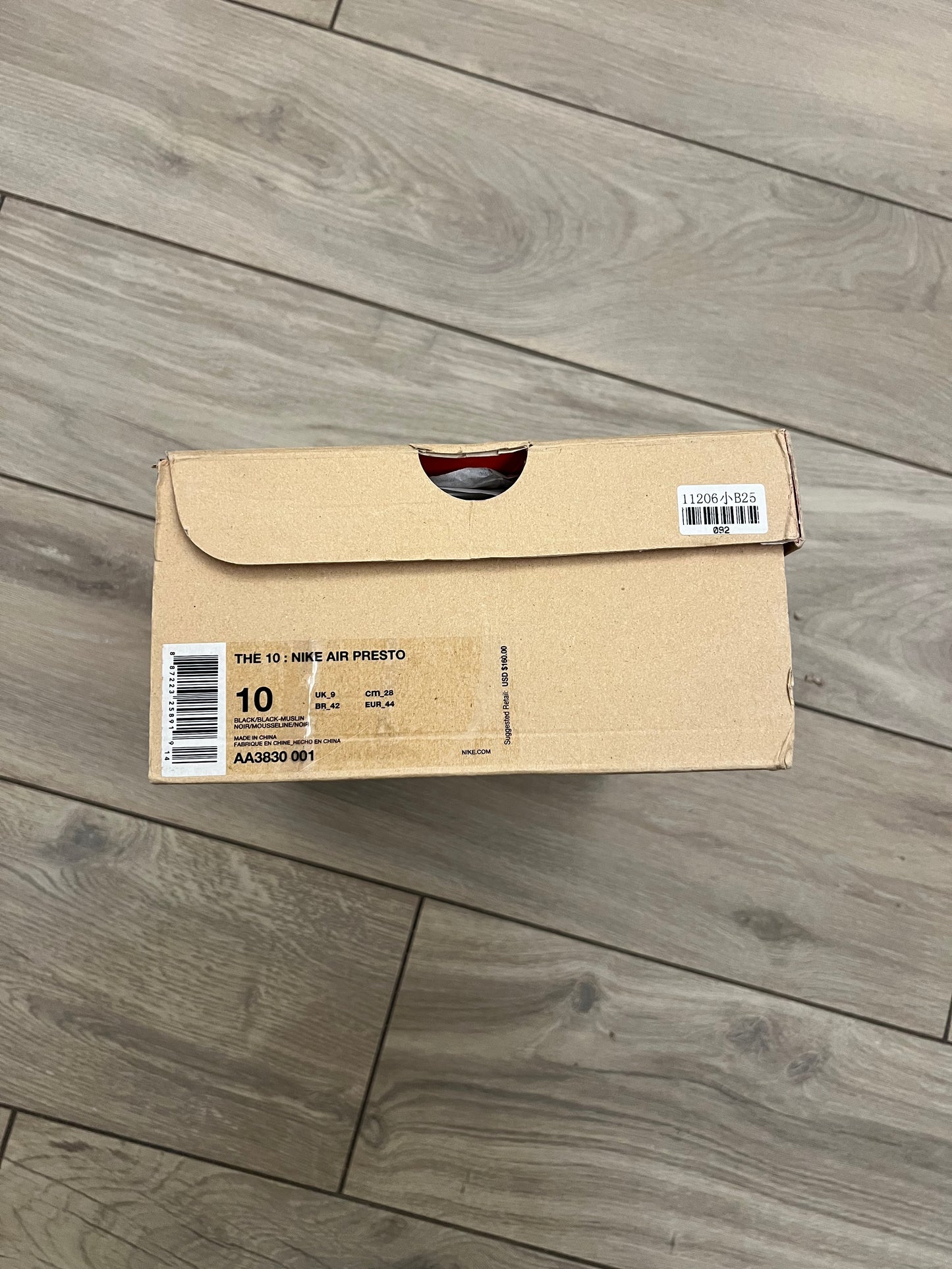 Air Presto Off-White The Ten - taglia 44 used