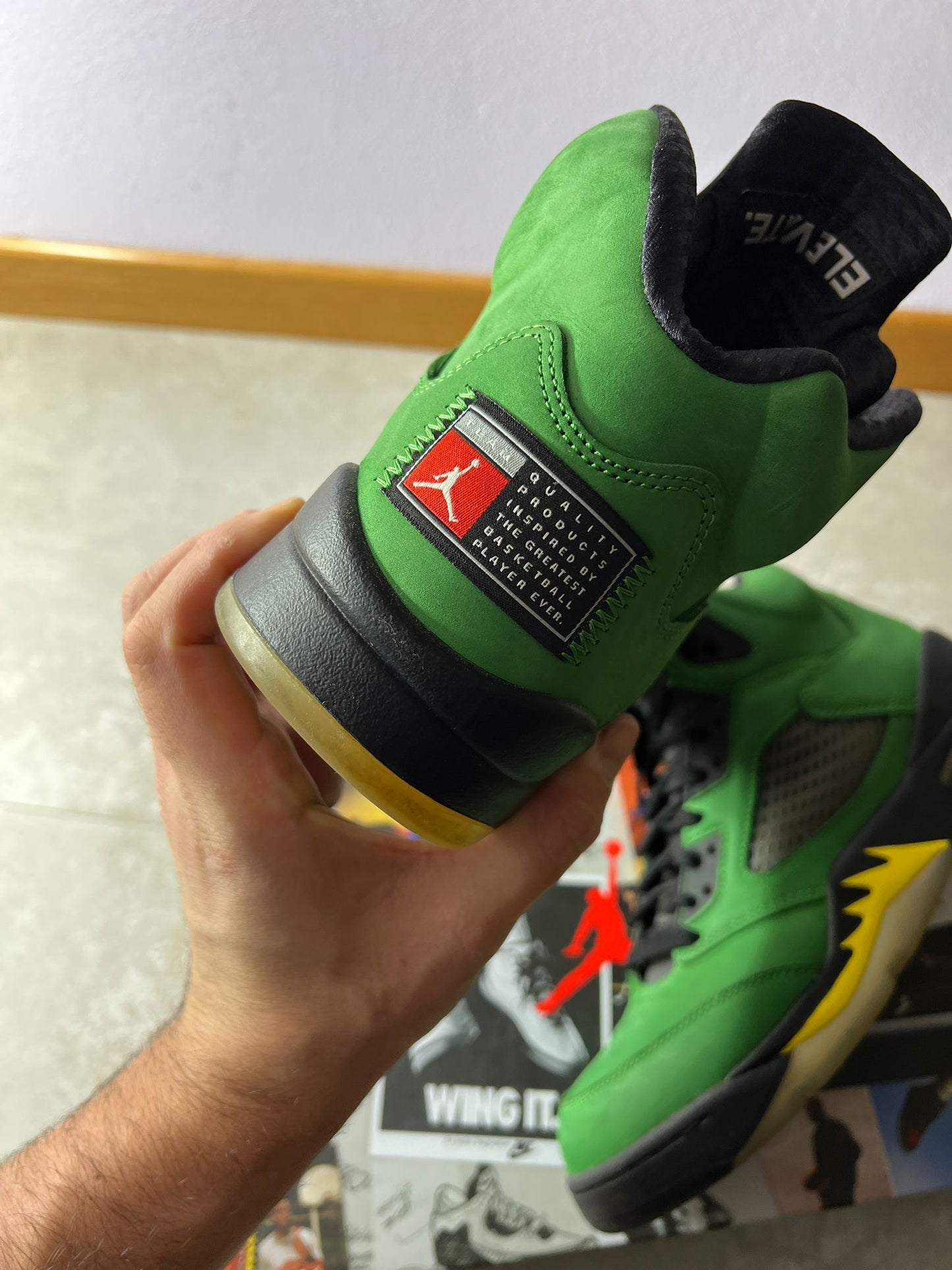 Jordan 5 Oregon - taglia 43 (USATO)