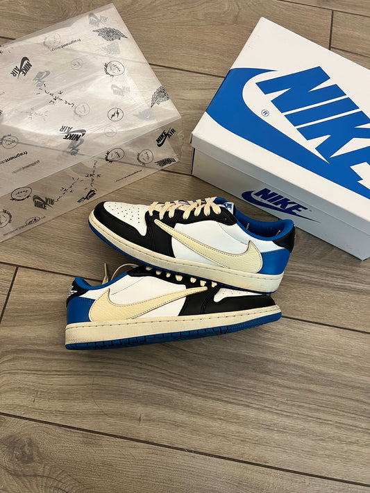 Jordan 1 Low Travis Scott Fragment - taglia 42 used
