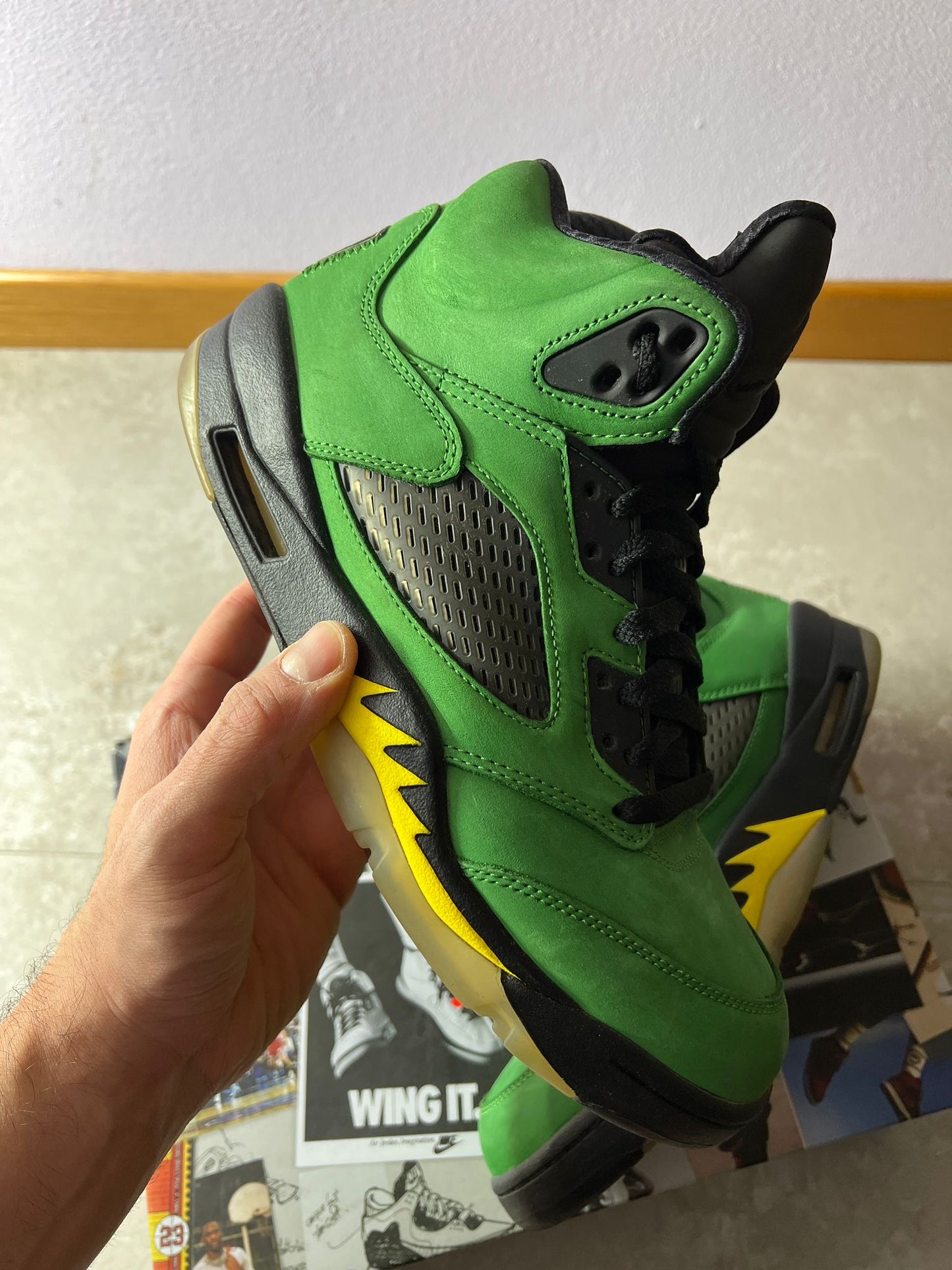 Jordan 5 Oregon - taglia 43 (USATO)